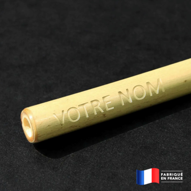 Paille en bambou français personnalisée - Youpai